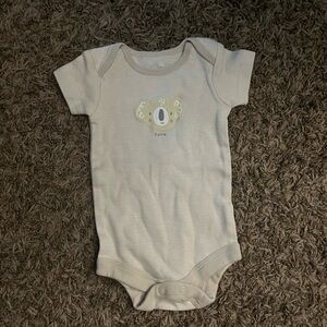 (2 for $5) George Newborn Beige Koala Bodysuit